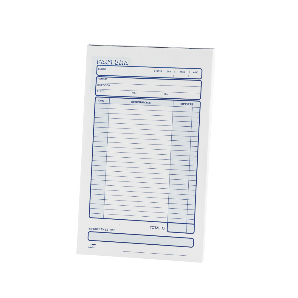 BLOCK FACTURAS FAST 1/2 CARTA 70 H.