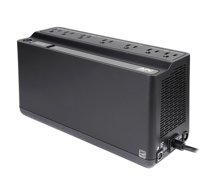 APC Back-UPS BE600M1-LM - UPS - CA 120 V - 330 vatios - 600 VA - USB - conectores de salida: 7
