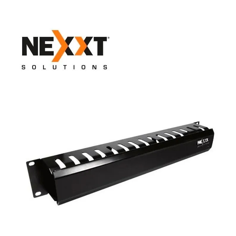 Nexxt Solutions Infrastructure - Rack cable management duct with cover - 19in 2U