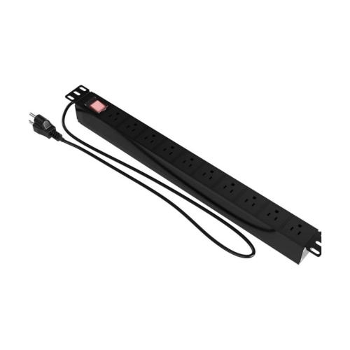 Nexxt Solutions Infrastructure - Power distribution unit - Rack-mountable - AC 110-125 V - 9 Tomas de Corriente - NEMA 5-15 15A 1U