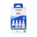 Pack de Tinta Epson Negro, Cyan, Magenta, Amarillo CUATRO(664 )L110 / L120/ L121/L200 / L210 / L220 / L300/L310 /L350 / L355 / L365 / L375 / L380 / L395 / L396 / L455 / L475 / L495 / L555 / L565 / L575 / L1300
