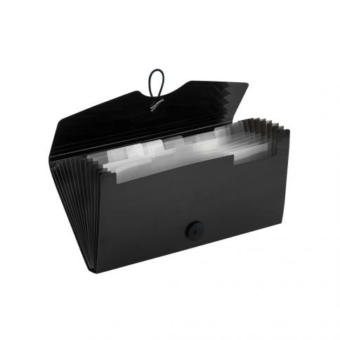 Archivador BEAUTONE 4232-6 CHEQUE 12 SEP. METALIC NEGRO