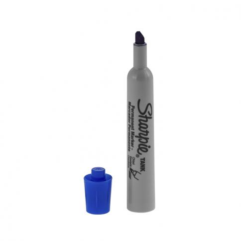 MARCADOR PERMANENTE SHARPIE TANK P/BISELADA 1789878 AZUL Caja 12 Unidades