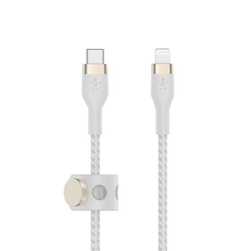 Cable Belkin USB-C a Lightning Color blanco
