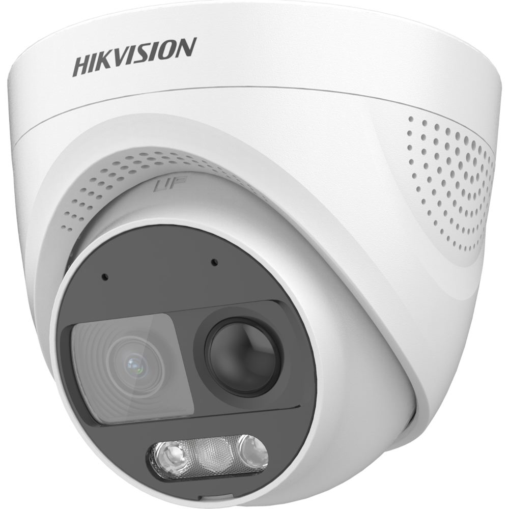 Cámara de Vigilancia torreta Hikvision - fija con audio de sirena PIR ColorVu de 2 MP