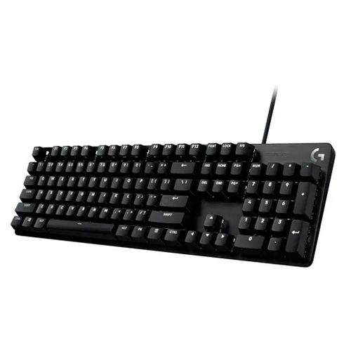 Logitech - Keyboard - Wired - Spanish - USB - Black - carcasa de aluminio