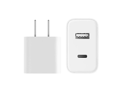 Cargador de pared Xiaomi 2 conectores de salida (USB, USB-C)