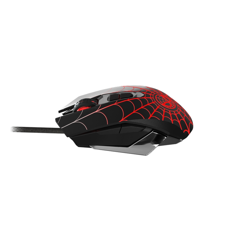 Xtech - XTM-M520SM - Mouse - USB - Wired - black  and red - Gaming Spider-Man