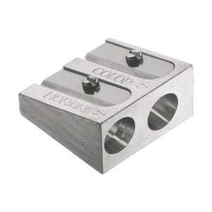 SACAPUNTAS FAST METALICO DOBLE AGUJERO
