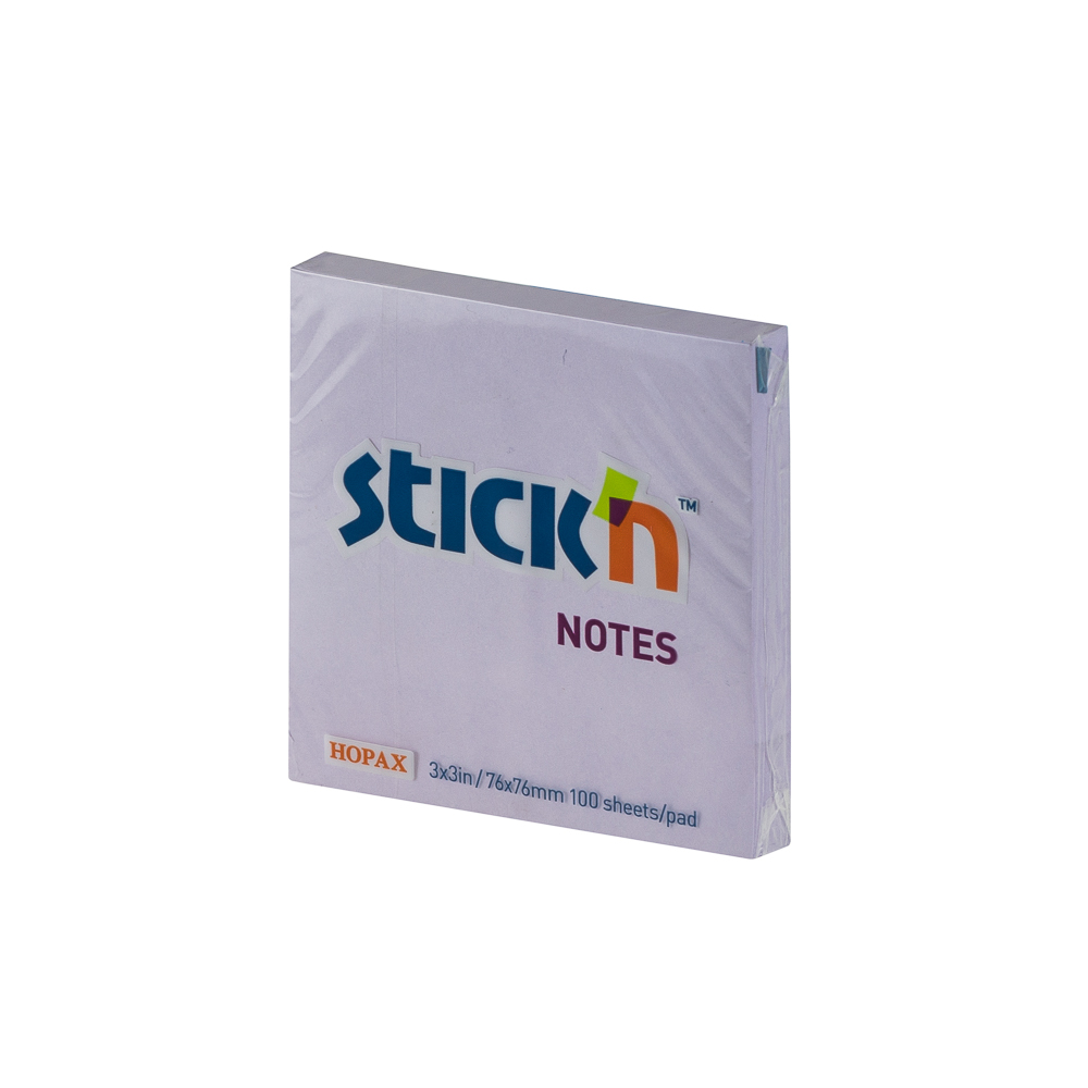 BLOCK STICKN  3″X3″ LILA