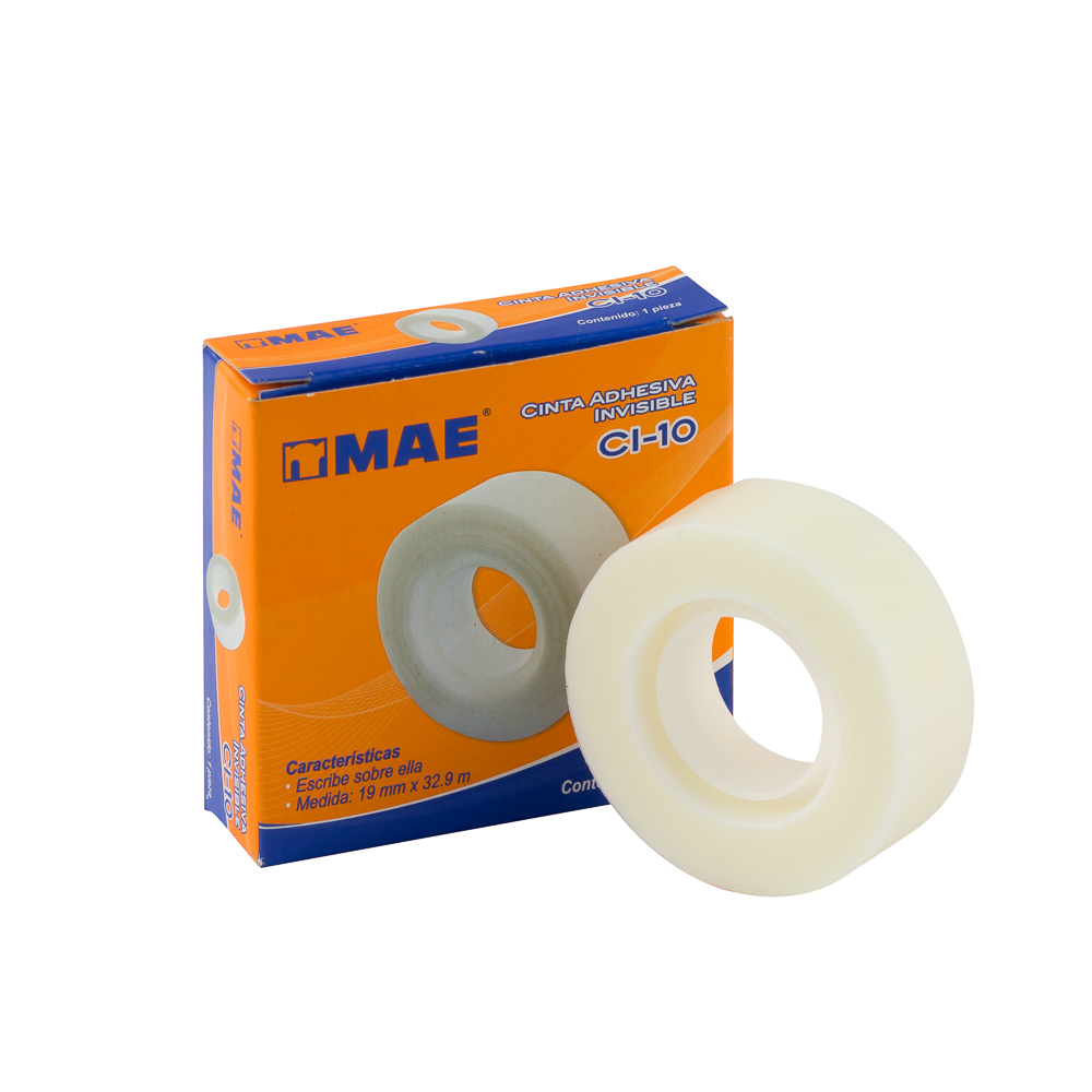 CINTA ADHESIVA MAE 3/4″X36YDS INVISIBLE
