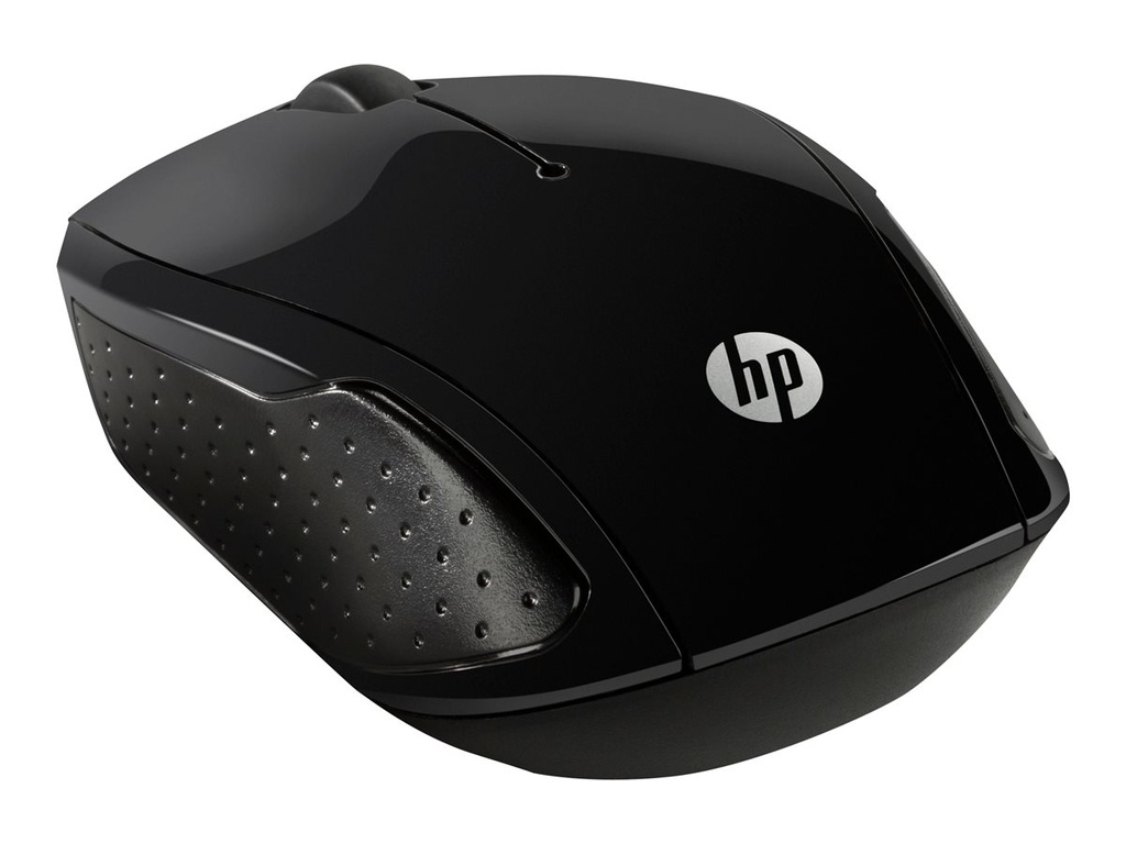 HP 200 - Ratón - óptico - inalámbrico - 2.4 GHz - receptor inalámbrico USB