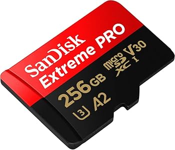 SanDisk Extreme Pro - Tarjeta de memoria flash (adaptador microSDXC a SD Incluido) - 256 GB - A2 / Video Class V30 / UHS-I U3 / Class10 - microSDXC UHS-I