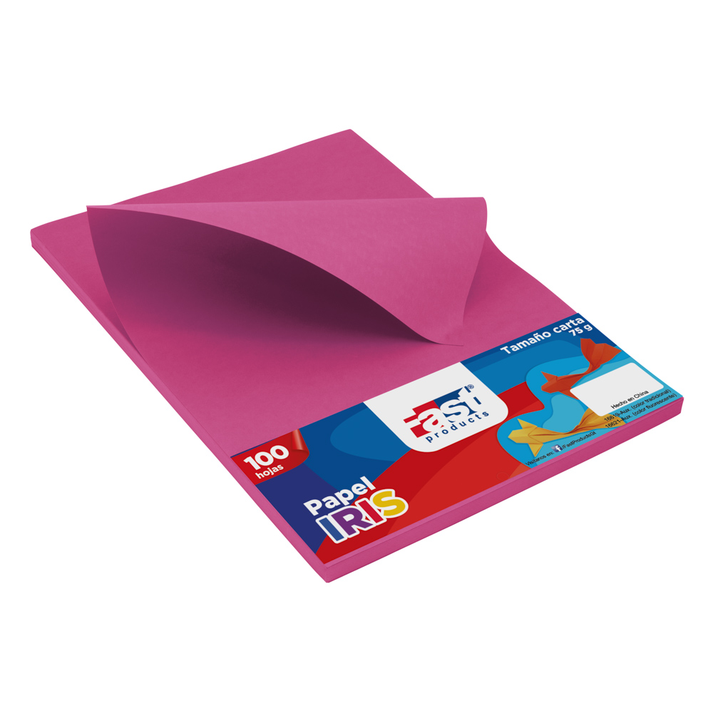 PAPEL IRIS FAST 75 GR. PX100 CARTA MAGENTA