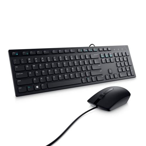 Dell - Keyboard and mouse set - Spanish - Wired - KM300C