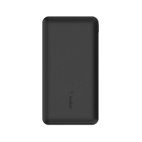 Cargador portátil  Belkin -  10,000 mAh 3 Puertos + Cable USB-A a USB-C - Negro