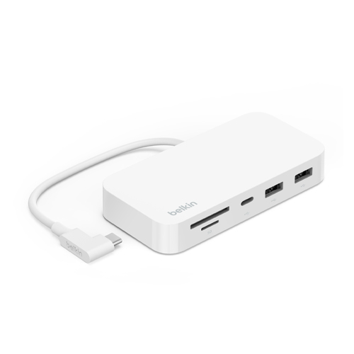 Belkin CONNECT 6-in-1 Multiport Hub - Estación de conexión - USB-C - GigE