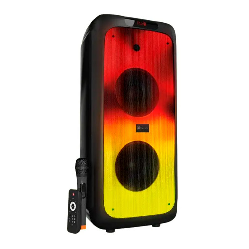 Klip Xtreme KLS-662 - Speaker system - Black - 8inch - Portable - Wls Mic