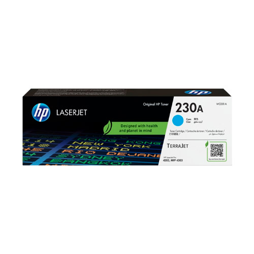 Tóner HP Cyan (230A) LaserJet Pro  MFP 4203, MFP 4301, MFP 4303
