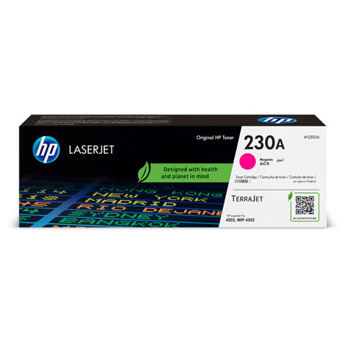 Tóner HP Magenta (230A) LaserJet Pro  MFP 4203, MFP 4301, MFP 4303