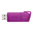 Memoria Kingston USB  64 GB 3.2 Gen 1 Purpura