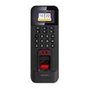 Hikvision Pro Series Terminal de control de acceso con lector de huellas dactilares DS-K1T804AMF, cableado/Wi-Fi/Ethernet Color negro