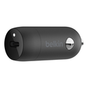 Cargador para carro Belkin Carga rápida Conector USB-C 20 vatios Color negro