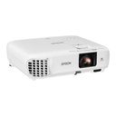 Proyector 3LCD Epson PowerLite 118 portátil XGA (1024 x 768) 4:3 LAN 3800 lúmenes Color Blanco