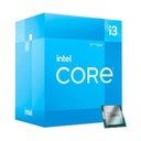 Procesador Intel Core i3 12100 - 3.3 GHz - 4 núcleos - 8 hilos - 12 MB caché - LGA1700 Socket - Caja