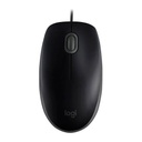 Logitech - Mouse - Wired - Black - M110 Silent
