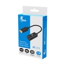 Xtech - Display adapter - 20 pin DisplayPort - 19 pin HDMI Type A - Black - Dis Pt (m) to HDMI (f) XTC-378