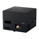 Proyector Epson EpiqVision EF12 - 3LCD - portátil - 1000 lúmenes (blanco) - 1000 lúmenes (color) - Full HD (1920 x 1080) - 16:9 - 1080p - 802.11a/b/g/n/ac inalámbrico / Bluetooth 5.0 - negro, cobre - Android TV