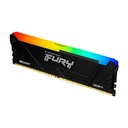 Kingston FURY Beast RGB - DDR4 - módulo - 8 GB - DIMM de 288 contactos - 3200 MHz / PC4-25600 - CL16 - 1.35 V - sin búfer - no ECC - negro