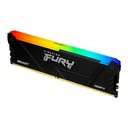 Kingston FURY Beast RGB - DDR4 - módulo - 16 GB - DIMM de 288 contactos - 3200 MHz / PC4-25600 - CL16 - 1.35 V - sin búfer - no ECC - negro