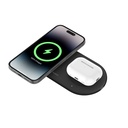 Belkin - Convertible Pad Stand - 15 Watt - Lithium - Para Universal - QI2 15W 2 in 1 PAD+USB-C 5W
