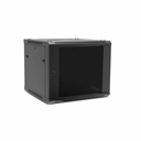 Gabinete de pared Nexxt Solutions Infrastructure Metal/ Vidrio templado Color negro/ RAL 9005 600X600