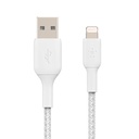 Cable Belkin BOOST CHARGE - Lightning macho a USB macho - 1 m - blanco