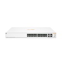 Conmutador HPE Aruba Instant On 1930 24G Class4 PoE 4SFP/SFP+ 195W Switch - L3 - Gestionado - 24 x 10/100/1000 (PoE) + 4 x 1 Gigabit / 10 Gigabit SFP+ - montaje en rack - PoE (195 W)