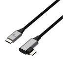 Cable Xtech USB Tipo C a USB Tipo C PD 60W, Tipo L - 3m Negro