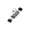 Lector de tarjetas 2 en 1 Xtech XTC-580 - SD / MicroSD - USB 3.0/USB-C - OTG card reader