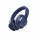 Audífonos JBL LIVE 660NC Bluetooth inalámbrico, cableado cancelación de sonido activo conector de 3,5 mm Color azul