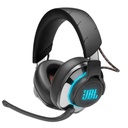JBL Quantum 810 - Auricular - tamaño completo - Bluetooth/radiofrecuencia de 2,4 GHz - inalámbrico, cableado - cancelación de sonido activo - conector de 3,5 mm - negro - certificado Discord