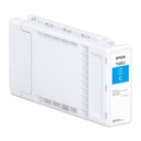 Epson T50S - 350 ml - gran capacidad - cián - original - blíster con alarmas de RF/acústica - cartucho de tinta - para SureColor T3770DE, T3770DR, T3770E, T5770DM, T5770DR, T7770D, T7770DM