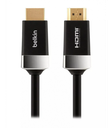 Cable Belkin HDMI-HDMI con Ethernet 2Mt Compatibilidad 4K Color Negro