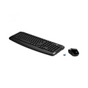 Combo de teclado y mouse inalámbrico HP 300 - Latinoamérica - para Pavilion 24, 27, 32, 590, 595, TP01