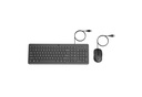 HP 150 - Juego de teclado y ratón - USB - Latinoamérica - negro - para HP 21, 22, 24, 27; Pavilion 24, 27, TP01; Pavilion Laptop 13, 14, 15