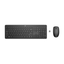HP - Keyboard and mouse set - Wireless - Black