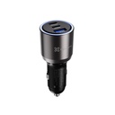 Klip Xtreme KCC-140 - Car power adapter - 140 Watt - 2 x 24 pin USB-C / 9 pin USB Type A - Cellular phone / Tablet - Car - Para Smartphones, tablets, small devices