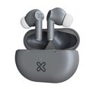 Klip Xtreme - auriculares inalámbricos - Para Phone / Para Portable electronics / Para Tablet - Wireless - 17Hrs IPX Gray