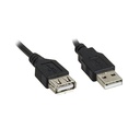 Cable USB Xtech -  1.8 m - 4 pin USB Ty pe A - 4 pin USB Type A - USB 2.0 male-to-fem